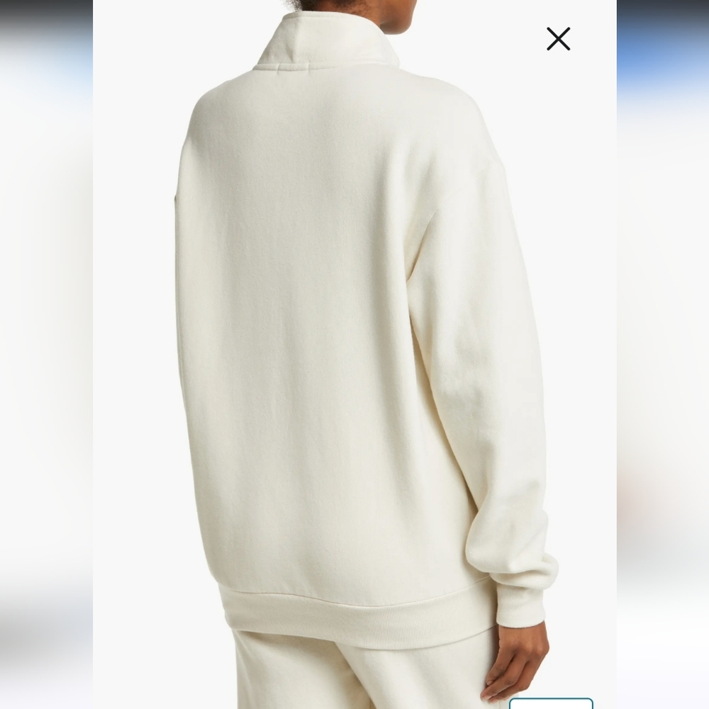 Beyond Yoga cream pullover sweater half zip XL - Picture 2 of 12